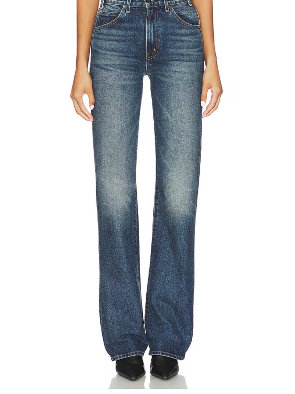 Nili LOTAN Joan Classic straight Leg Women's Jeans - Simon Wash